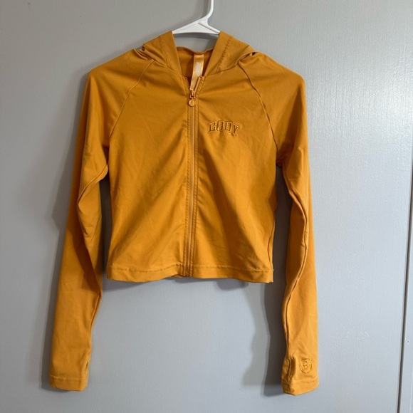 Body by Raven Tracy Cropped Zipper Top Size Large - Picture 1 of 10